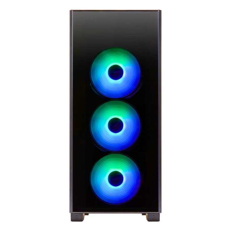 Techwhiz NightShade Gaming PC - AMD RYZEN 7 5700 - RTX 5060 Ti - 32 GB RAM DDR 4 - 2 TB SSD - Windows 11 P - Wifi - Free Keyboard Mouse