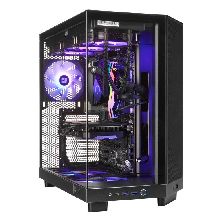 Techwhiz Edge Gaming PC - Intel Core i9 14TH Gen - RTX 5070 - 32 GB RAM DDR 5 - 2TB SSD - Windows 11 Pro - Wifi