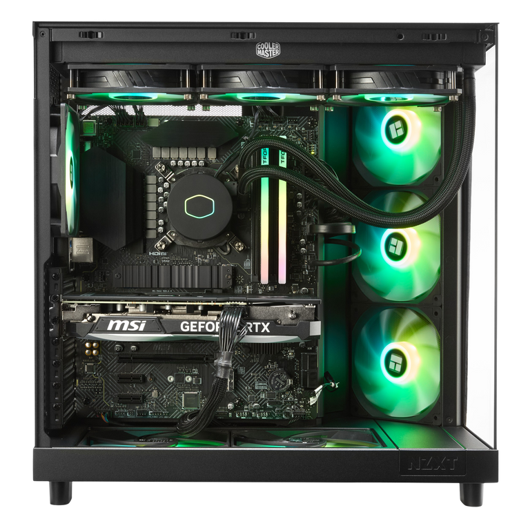 Techwhiz Edge Gaming PC - Intel Core i9 14TH Gen - RTX 5070 - 32 GB RAM DDR 5 - 2TB SSD - Windows 11 Pro - Wifi