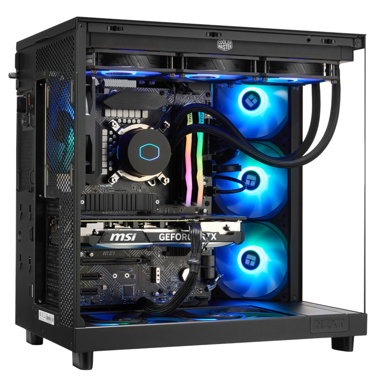 Techwhiz Edge Gaming PC - Intel Core i9 14TH Gen - RTX 5070 - 32 GB RAM DDR 5 - 2TB SSD - Windows 11 Pro - Wifi