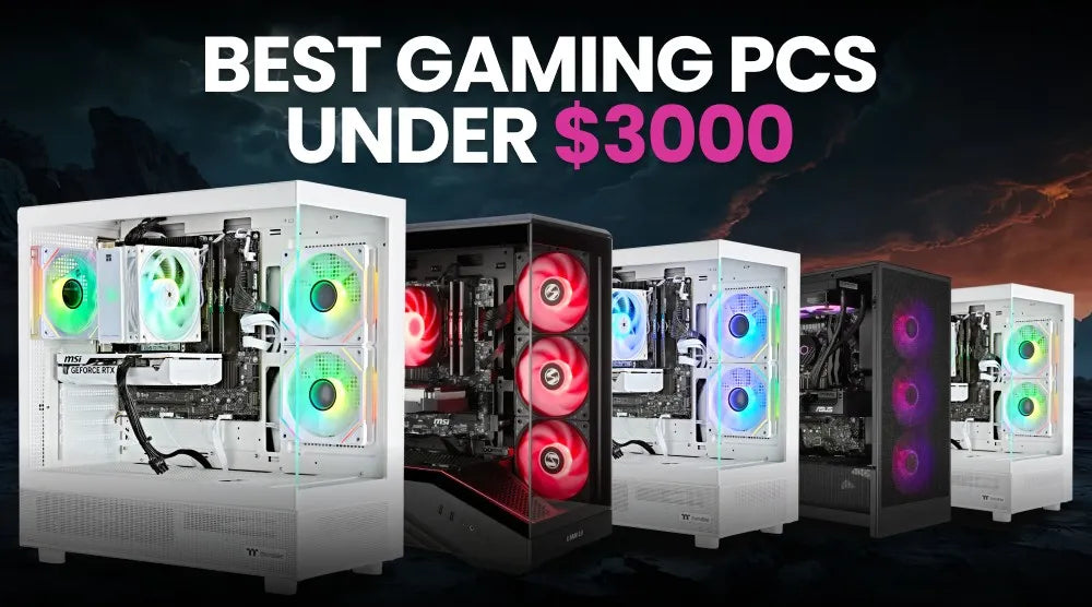 Best Gaming PCs Under $3000 in 2026 Available at TechWhiz Inc.