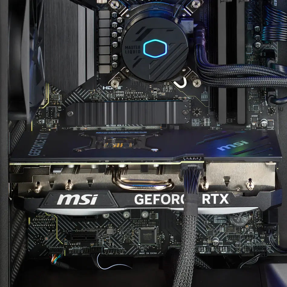 Techwhiz AstroForge Gaming PC - AMD Ryzen 7 7800X3D - RTX 5070 Ti  - 64 GB RAM DDR 5 - 2TB SSD - Windows 11 P - Wifi - Free Keyboard Mouse - (Tinted glass side panel)