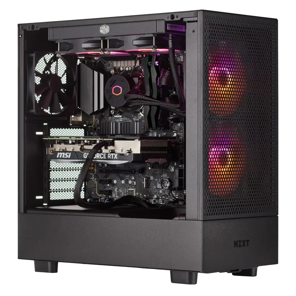 Techwhiz AstroForge Gaming PC - Intel Core Ultra 7 265KF - RTX 5070  - 64 GB RAM DDR 5 - 2 TB SSD - Windows 11 PRO - Wifi - Free Keyboard Mouse - Tinted glass side panel