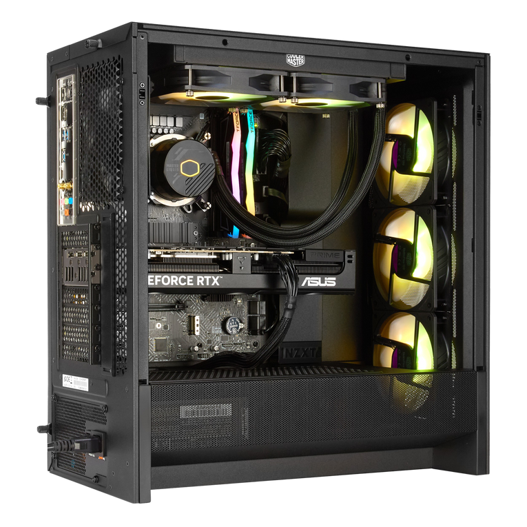 Techwhiz Vortex Gaming PC - AMD Ryzen 7 7800X3D - RTX 5080  - 64 GB RAM DDR 5 - 2TB SSD - Windows 11 PRO - Wifi - Keyboard Mouse