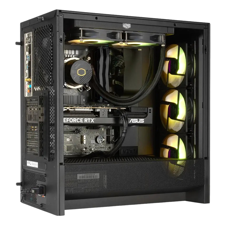 Techwhiz Vortex Gaming PC - AMD Ryzen 7 9800X3D - RTX 5080 - 32GB DDR5 - 2TB NVMe SSD - Windows 11 P - Wifi