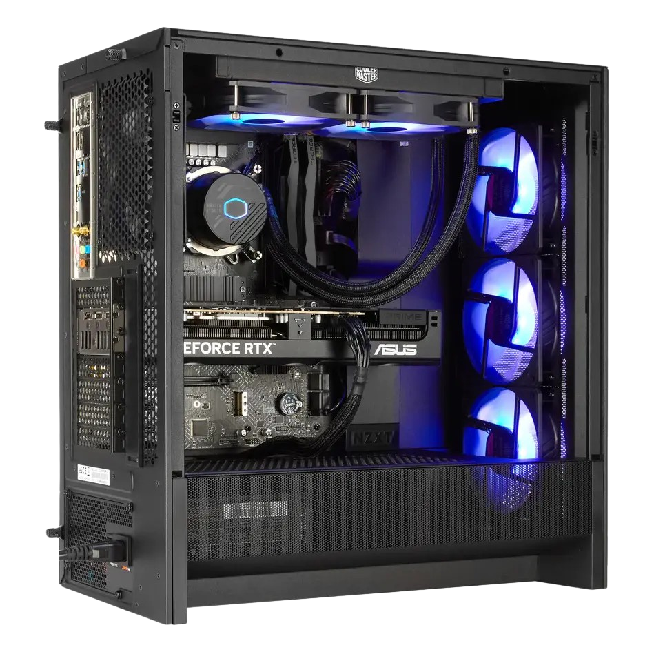 Techwhiz Vortex Gaming PC - AMD Ryzen 7 7800X3D - RTX 5090 - 64GB DDR5 - 2TB NVMe SSD- Windows 11 P - Wifi