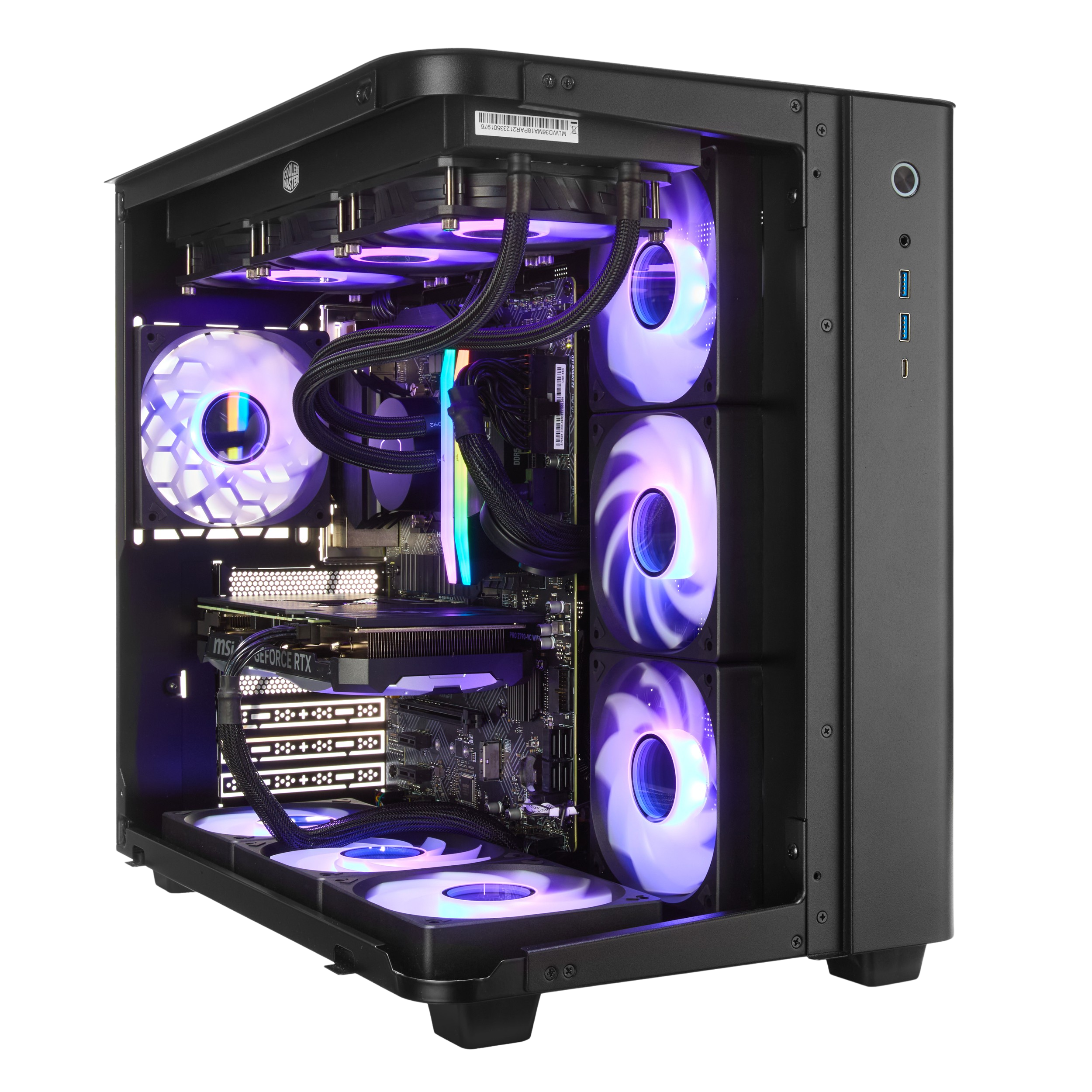 Techwhiz Arc Gaming PC - AMD Ryzen 7 9850X3D - RTX 5080 - 32GB DDR5 - 2TB NVMe SSD - Windows 11 P - Wifi