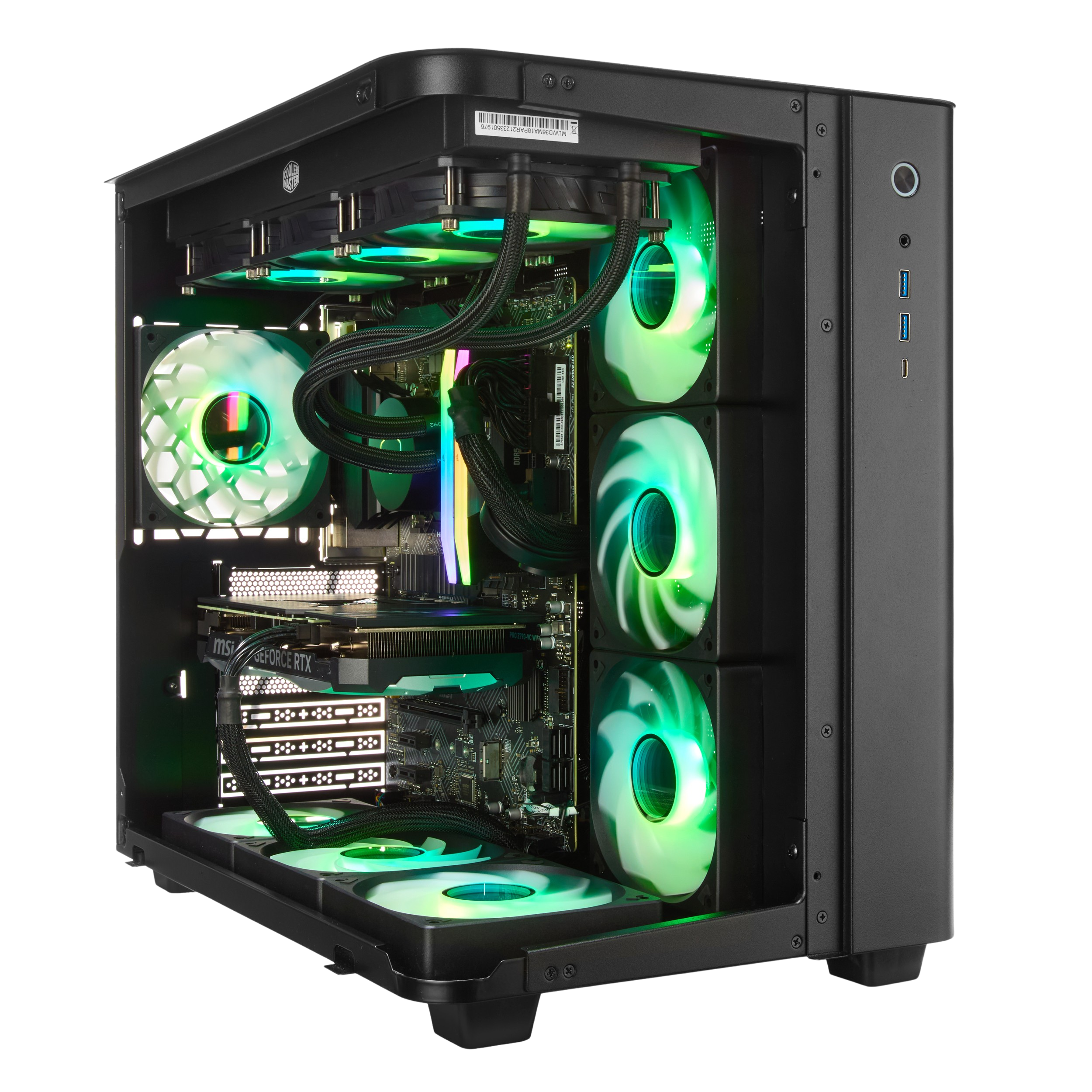 Techwhiz Arc Gaming PC - AMD Ryzen 7 9850X3D - RTX 5080 - 32GB DDR5 - 2TB NVMe SSD - Windows 11 P - Wifi