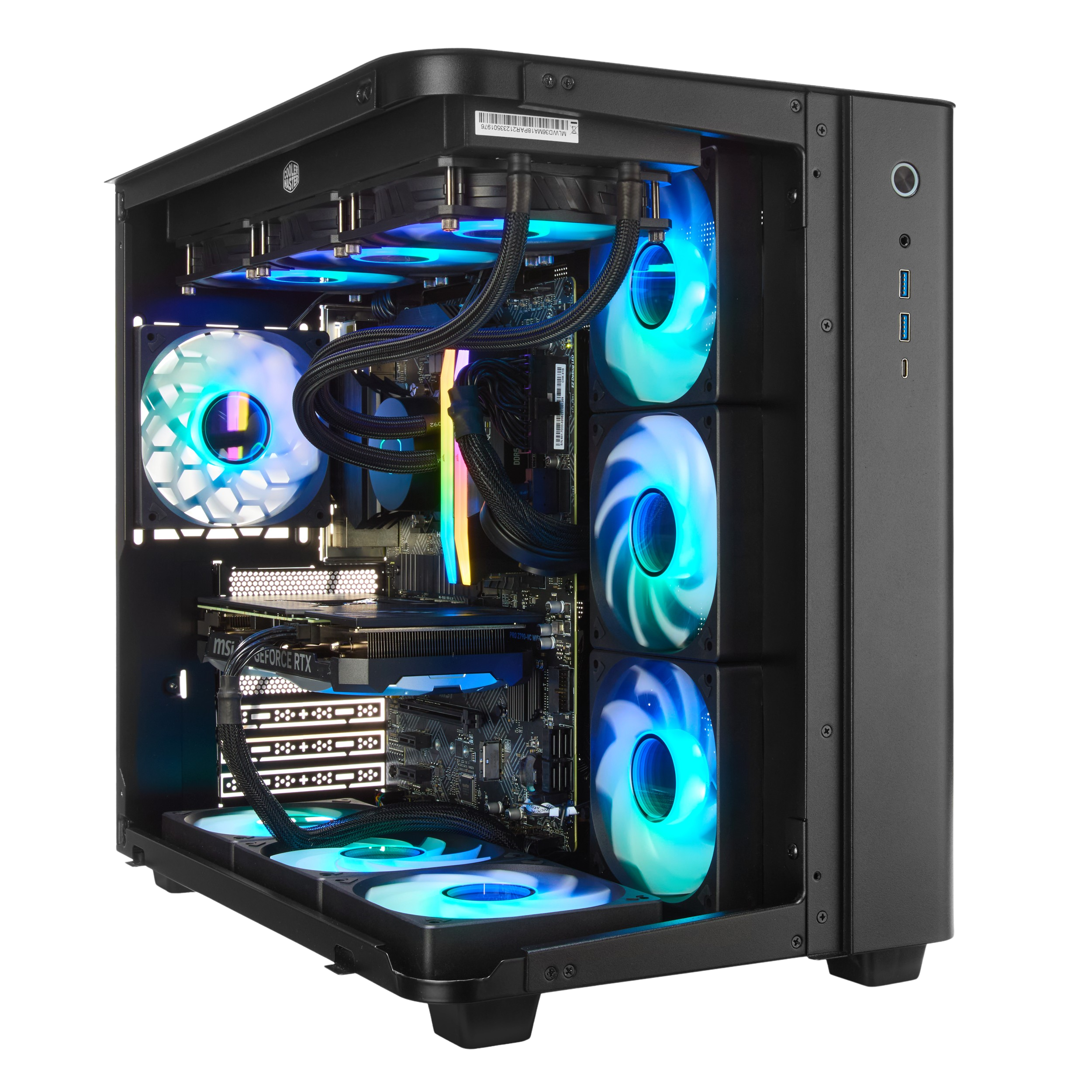 Techwhiz Arc Gaming PC - AMD Ryzen 7 9850X3D - RTX 5080 - 32GB DDR5 - 2TB NVMe SSD - Windows 11 P - Wifi