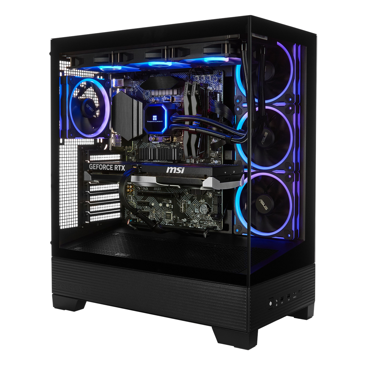 Techwhiz Vortex Vision Gaming PC - Intel Core Ultra 7 270K Plus - RTX 5070 - 32GB DDR5 - 2TB NVMe SSD  - Windows 11 P - Wifi