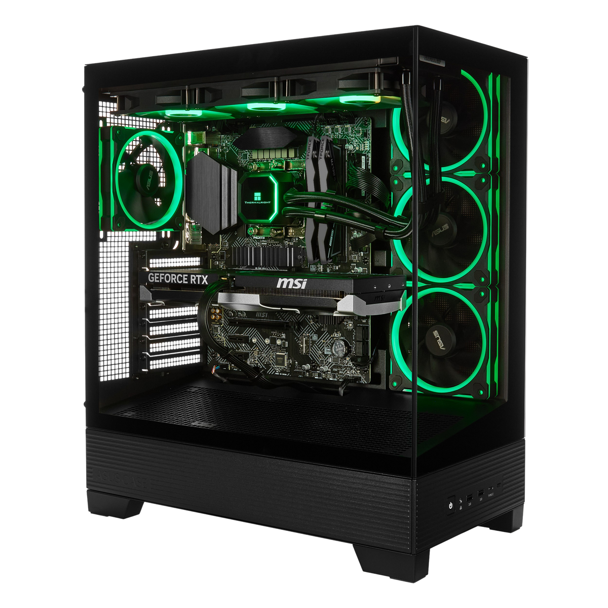 Techwhiz Vortex Vision Gaming PC - Intel Core Ultra 7 270K Plus - RTX 5070 - 32GB DDR5 - 2TB NVMe SSD  - Windows 11 P - Wifi