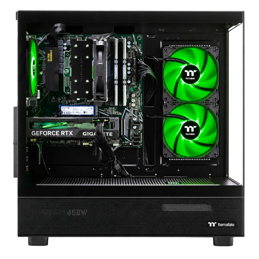 Techwhiz Gaming PC - AMD Ryzen 7 5700 - RX 9060 XT - 32GB DDR4 - 1TB SSD  - Windows 11 P - Wifi