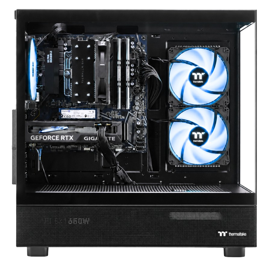 Techwhiz Gaming PC - AMD Ryzen 7 5700 - RX 9060 XT - 32GB DDR4 - 1TB SSD  - Windows 11 P - Wifi