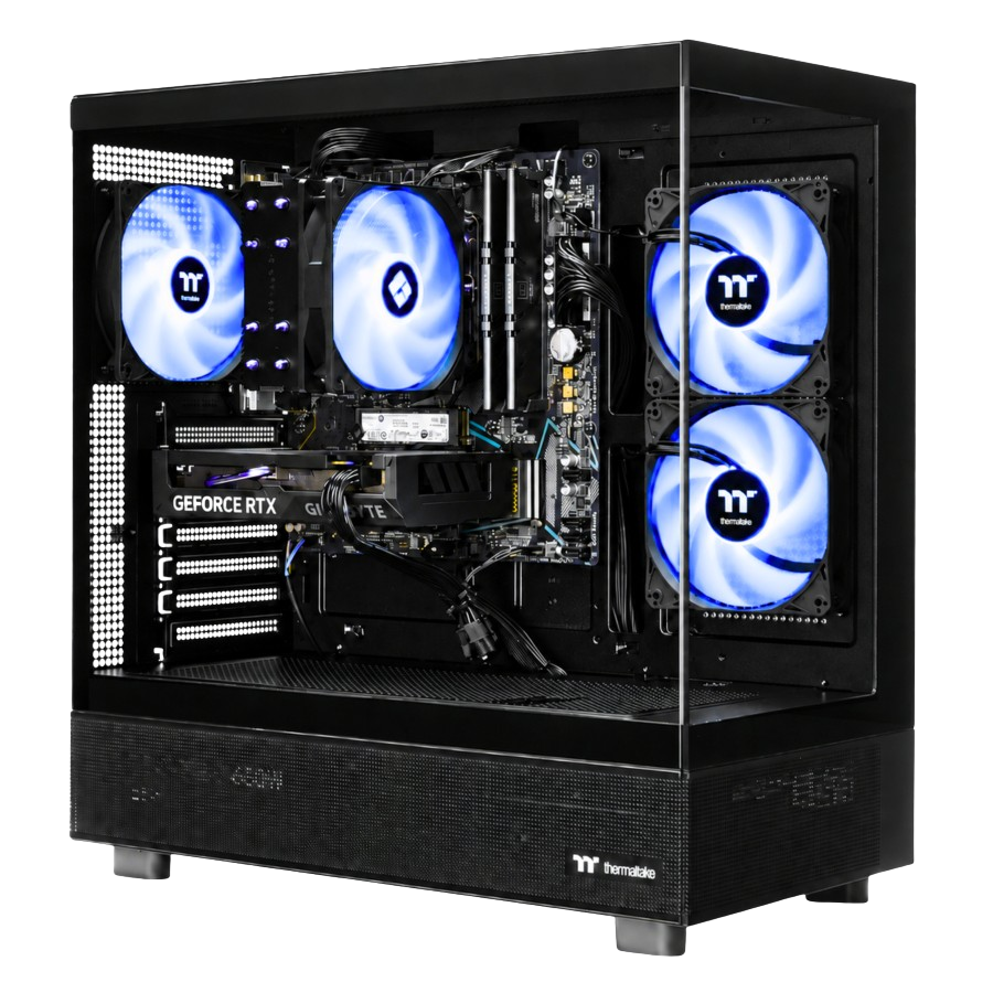 Techwhiz Gaming PC - AMD Ryzen 7 5700 - RX 9060 XT - 32GB DDR4 - 1TB SSD  - Windows 11 P - Wifi