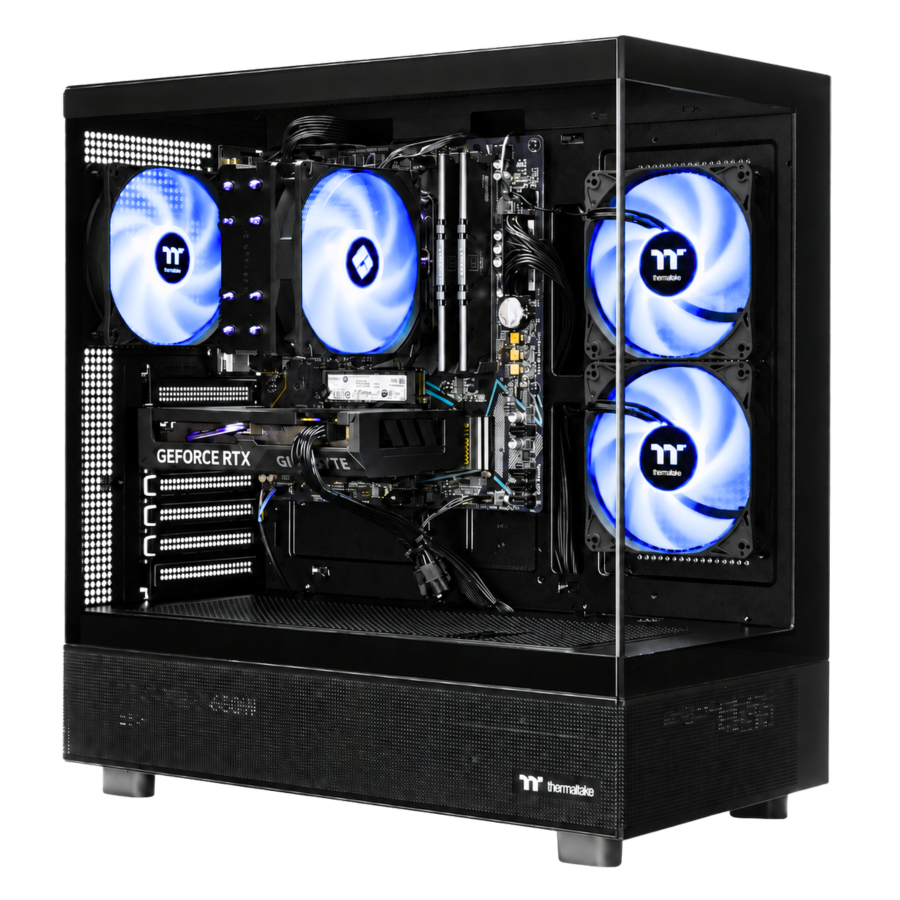 Techwhiz Gaming PC - AMD Ryzen 7 5700 - RX 9060 XT - 32GB DDR4 - 1TB SSD  - Windows 11 P - Wifi