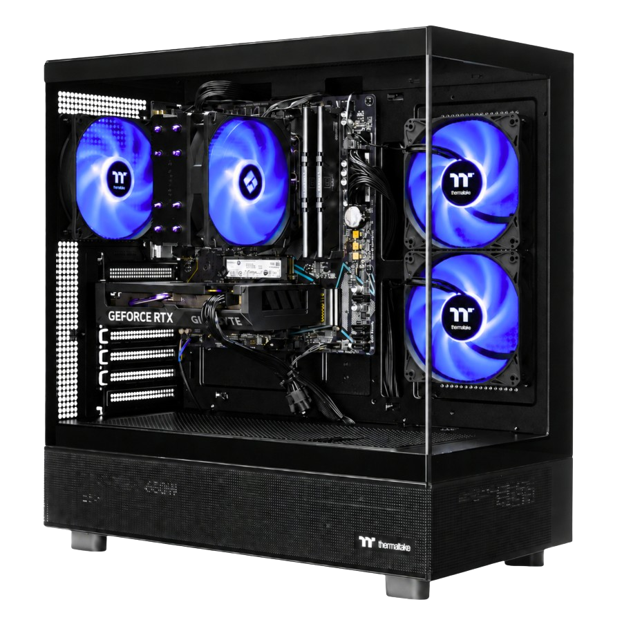 Techwhiz Gaming PC - AMD Ryzen 7 5700 - RX 9060 XT - 32GB DDR4 - 1TB SSD  - Windows 11 P - Wifi