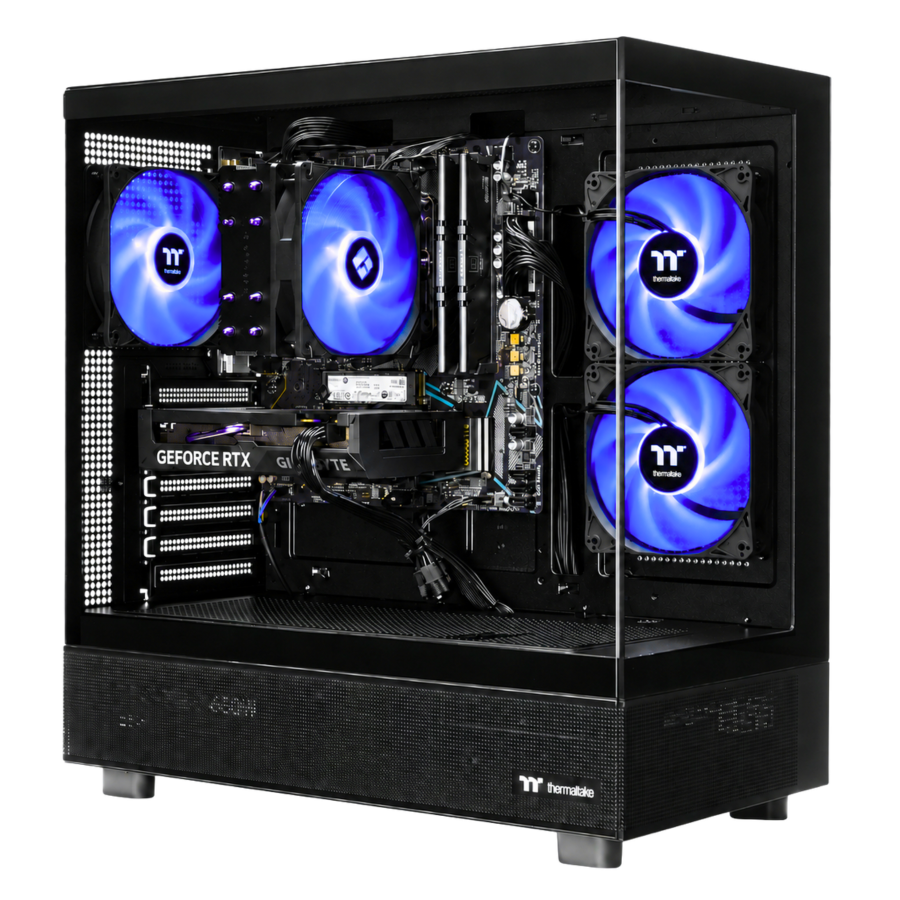 Techwhiz Gaming PC - AMD Ryzen 7 5700 - RX 9060 XT - 32GB DDR4 - 1TB SSD  - Windows 11 P - Wifi