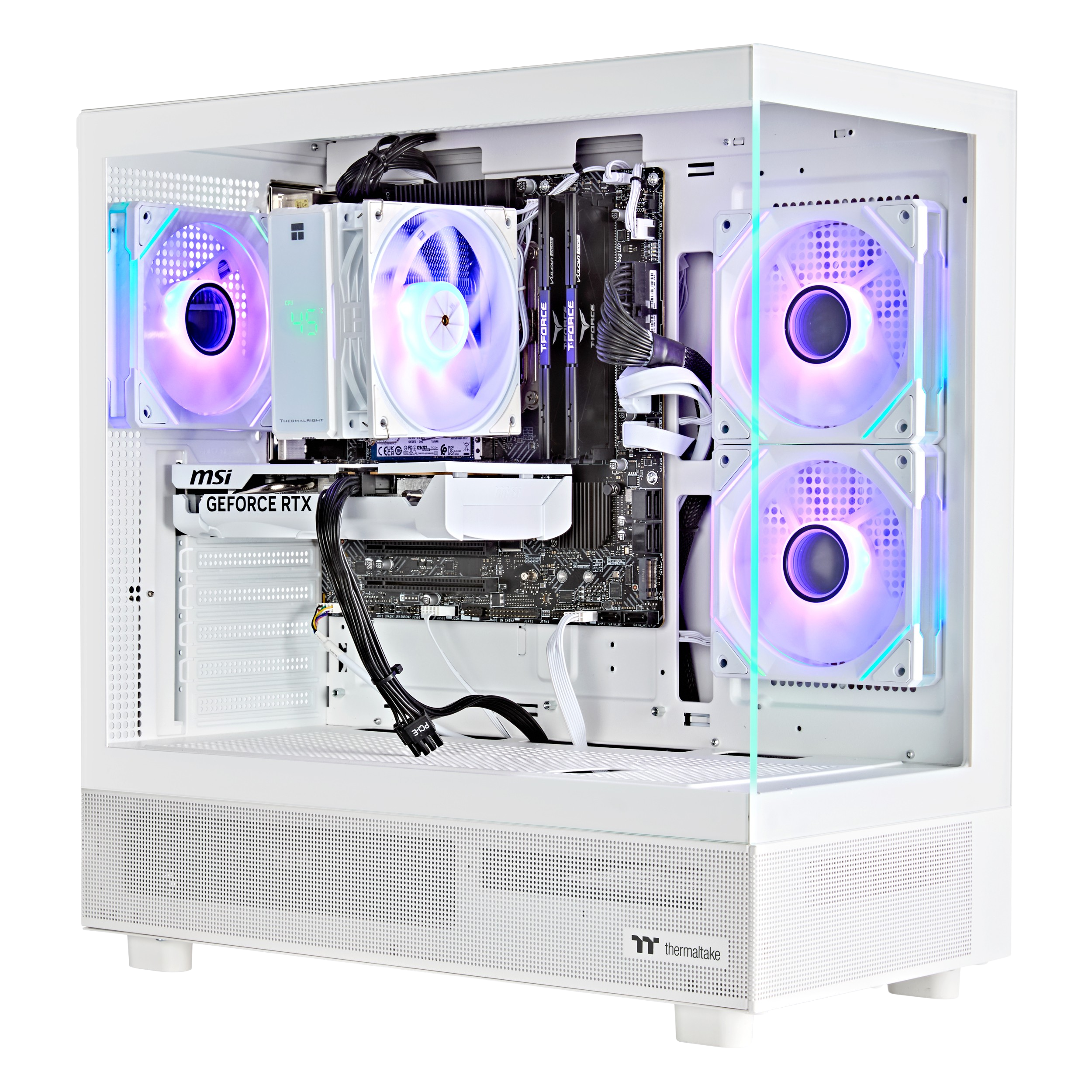 Techwhiz CrystalForge Gaming PC - AMD Ryzen 5 9600X - RTX 5060 - 32GB DDR5 - 1TB - Windows 11 PRO - Wifi - 3 Years Warranty